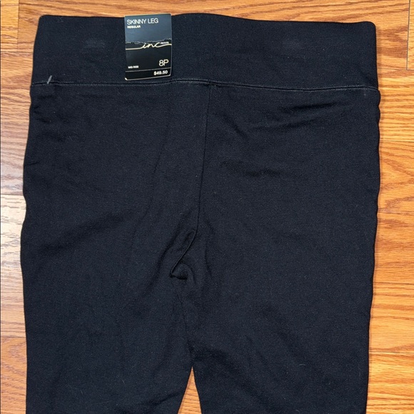 INC International Concepts Black Skinny Leg Pull-On Pant - Picture 4 of 6